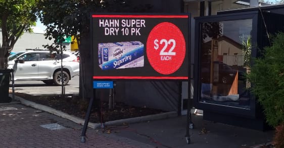 Mobile LED Display Screen Store Front Advertising